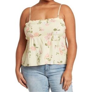 NWT! Abound Yellow Floral Tank - Size XL 🎞️